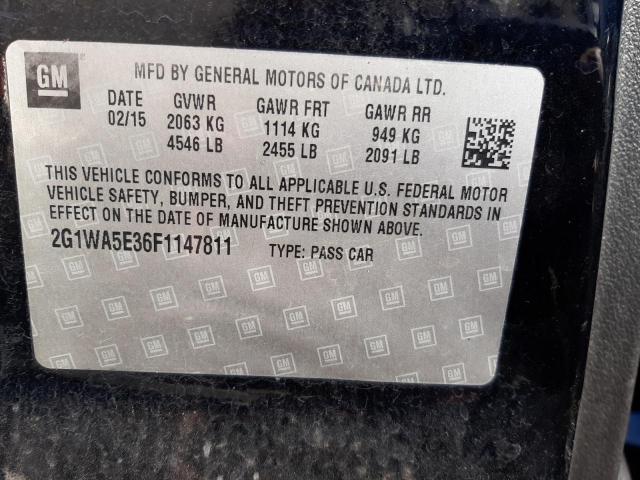 Photo 9 VIN: 2G1WA5E36F1147811 - CHEVROLET IMPALA LIM 