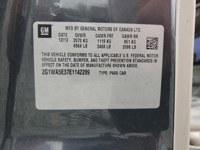 Photo 11 VIN: 2G1WA5E37E1142289 - CHEVROLET IMPALA LIM 