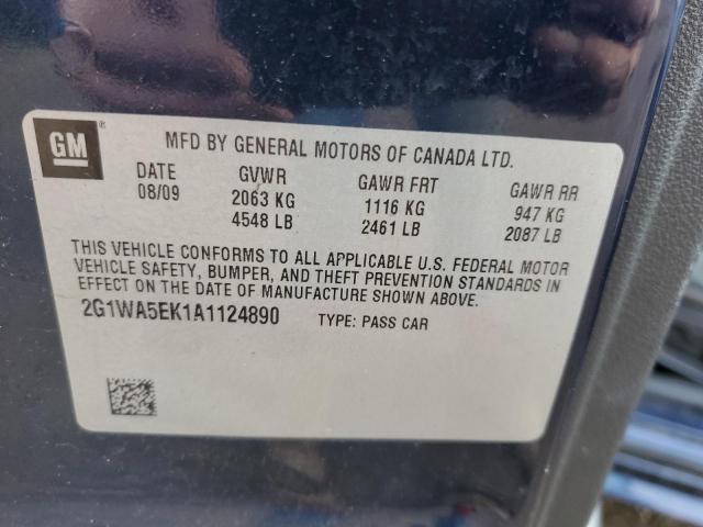 Photo 11 VIN: 2G1WA5EK1A1124890 - CHEVROLET IMPALA LS 