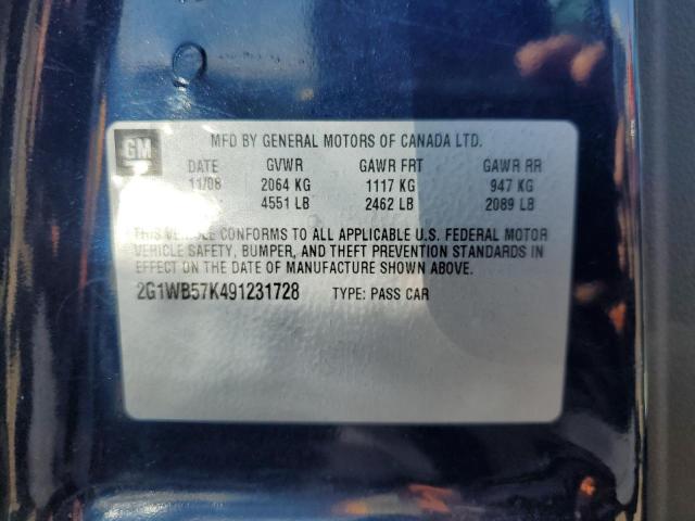 Photo 11 VIN: 2G1WB57K491231728 - CHEVROLET IMPALA 