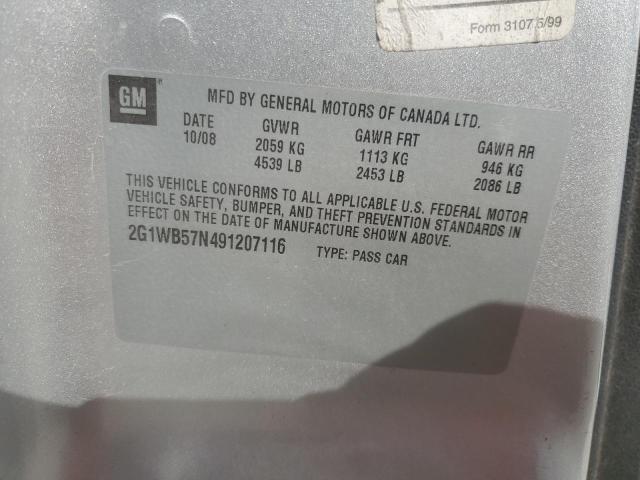 Photo 12 VIN: 2G1WB57N491207116 - CHEVROLET IMPALA LS 