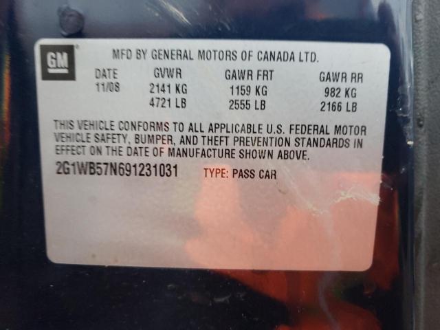 Photo 12 VIN: 2G1WB57N691231031 - CHEVROLET IMPALA LS 