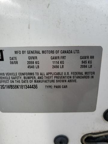 Photo 11 VIN: 2G1WB58K181344436 - CHEVROLET IMPALA 