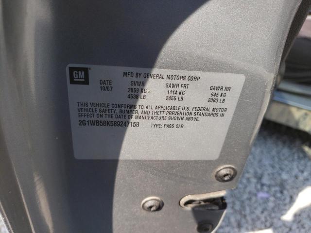 Photo 11 VIN: 2G1WB58K589247158 - CHEVROLET IMPALA LS 