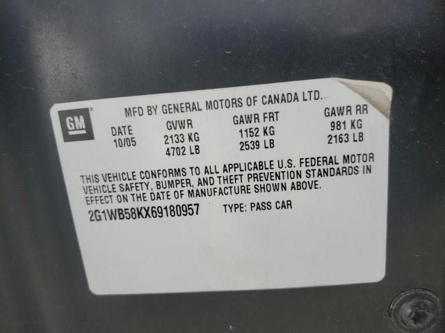 Photo 11 VIN: 2G1WB58KX69180957 - CHEVROLET IMPALA LS 