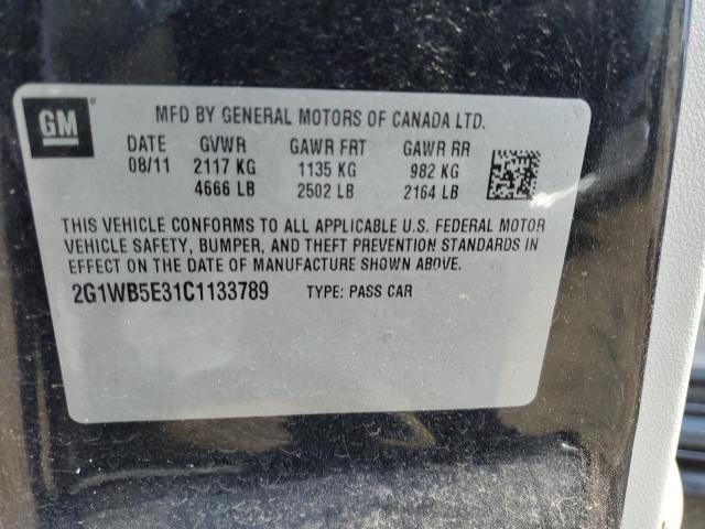 Photo 11 VIN: 2G1WB5E31C1133789 - CHEVROLET IMPALA LT 