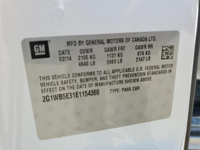 Photo 11 VIN: 2G1WB5E31E1154368 - CHEVROLET IMPALA LIM 