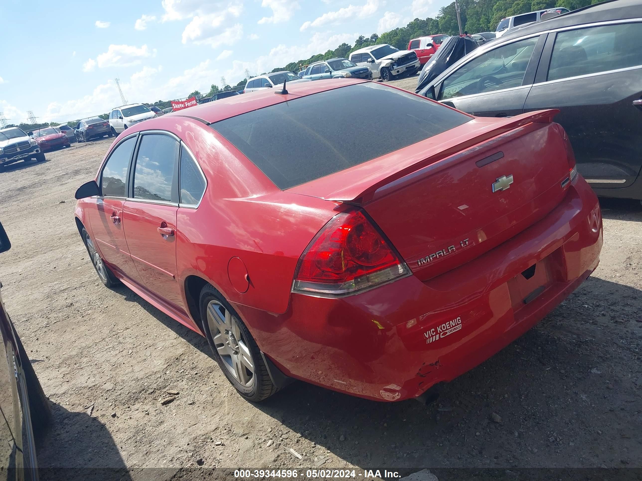 Photo 2 VIN: 2G1WB5E32C1192883 - CHEVROLET IMPALA 