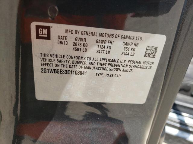 Photo 12 VIN: 2G1WB5E33E1108041 - CHEVROLET IMPALA LIM 