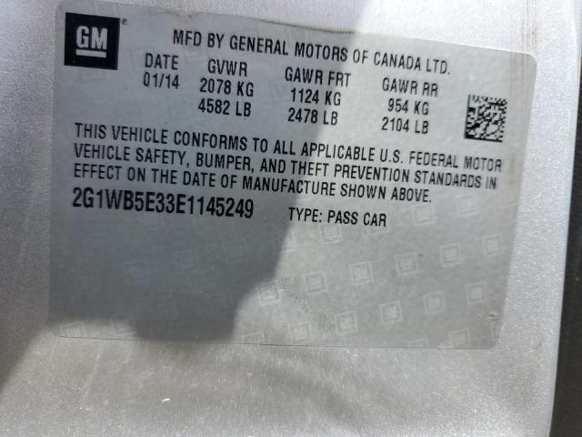 Photo 11 VIN: 2G1WB5E33E1145249 - CHEVROLET IMPALA 