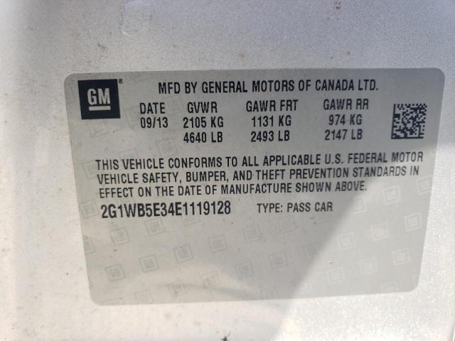 Photo 12 VIN: 2G1WB5E34E1119128 - CHEVROLET IMPALA LIM 