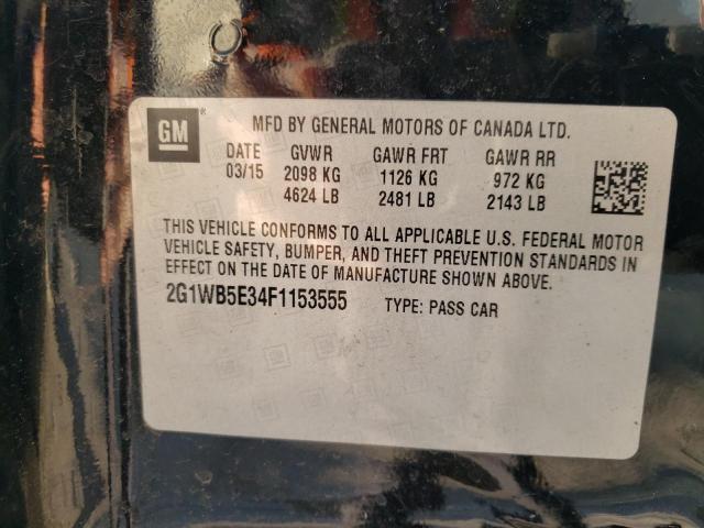 Photo 11 VIN: 2G1WB5E34F1153555 - CHEVROLET IMPALA LIM 