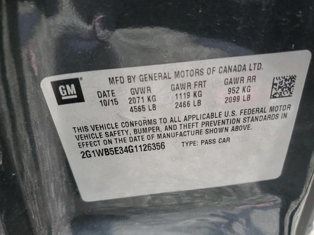 Photo 11 VIN: 2G1WB5E34G1126356 - CHEVROLET IMPALA LIM 