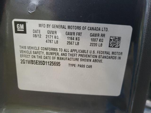 Photo 9 VIN: 2G1WB5E35D1125695 - CHEVROLET IMPALA LT 