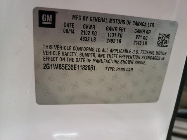 Photo 9 VIN: 2G1WB5E35E1182061 - CHEVROLET IMPALA LIM 