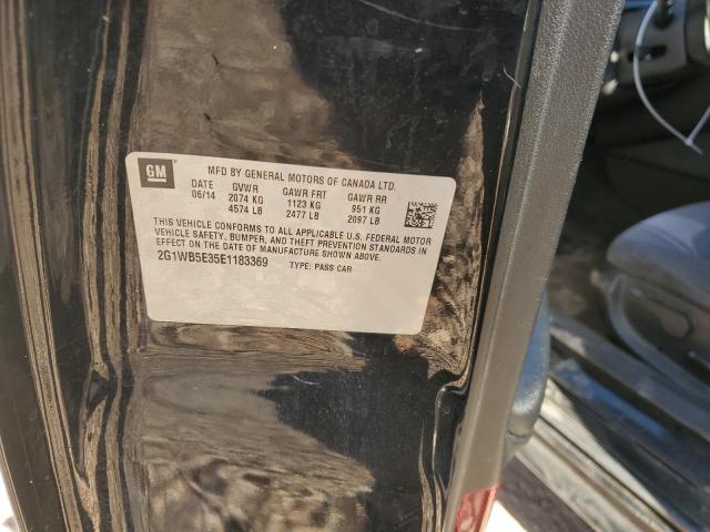 Photo 11 VIN: 2G1WB5E35E1183369 - CHEVROLET IMPALA LIM 