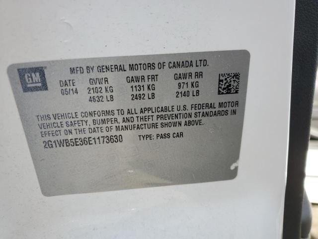 Photo 9 VIN: 2G1WB5E36E1173630 - CHEVROLET IMPALA LIM 