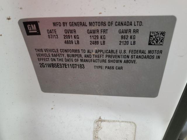 Photo 11 VIN: 2G1WB5E37E1107183 - CHEVROLET IMPALA LIM 