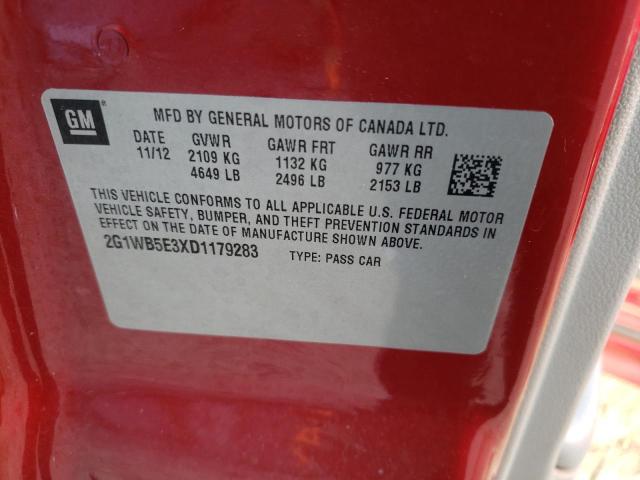 Photo 9 VIN: 2G1WB5E3XD1179283 - CHEVROLET IMPALA LT 