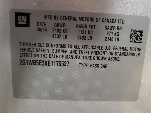 Photo 11 VIN: 2G1WB5E3XE1179527 - CHEVROLET IMPALA 