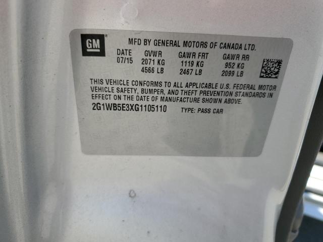 Photo 11 VIN: 2G1WB5E3XG1105110 - CHEVROLET IMPALA LIM 