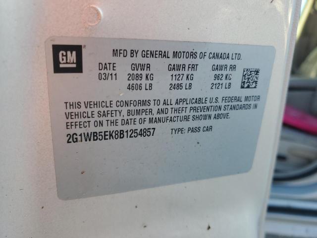 Photo 12 VIN: 2G1WB5EK8B1254857 - CHEVROLET IMPALA LT 