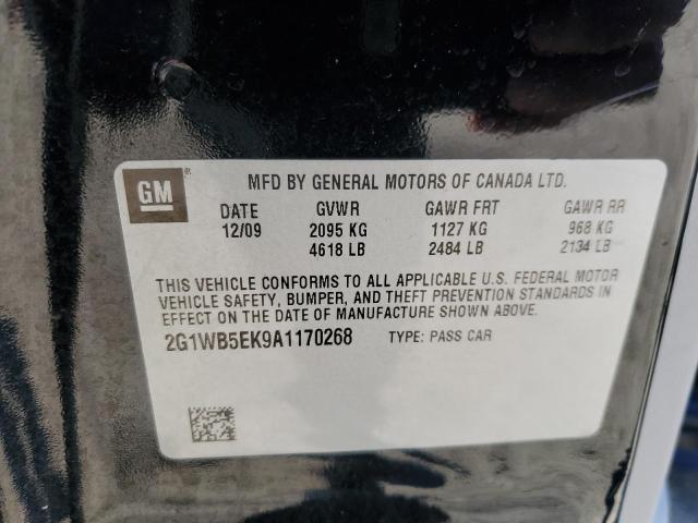 Photo 11 VIN: 2G1WB5EK9A1170268 - CHEVROLET IMPALA LT 