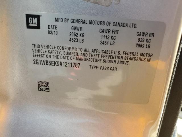 Photo 11 VIN: 2G1WB5EK9A1211787 - CHEVROLET IMPALA LT 