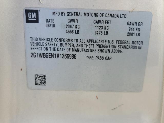 Photo 12 VIN: 2G1WB5EN1A1266986 - CHEVROLET IMPALA LT 