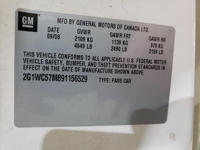 Photo 11 VIN: 2G1WC57M891156529 - CHEVROLET IMPALA 