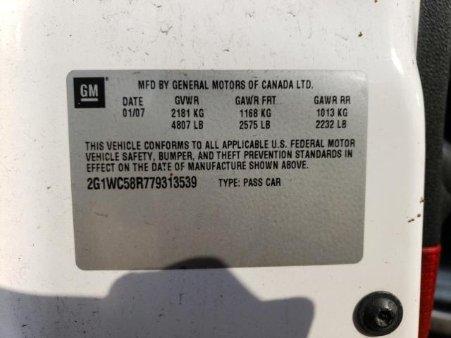 Photo 11 VIN: 2G1WC58R779313539 - CHEVROLET IMPALA LT 