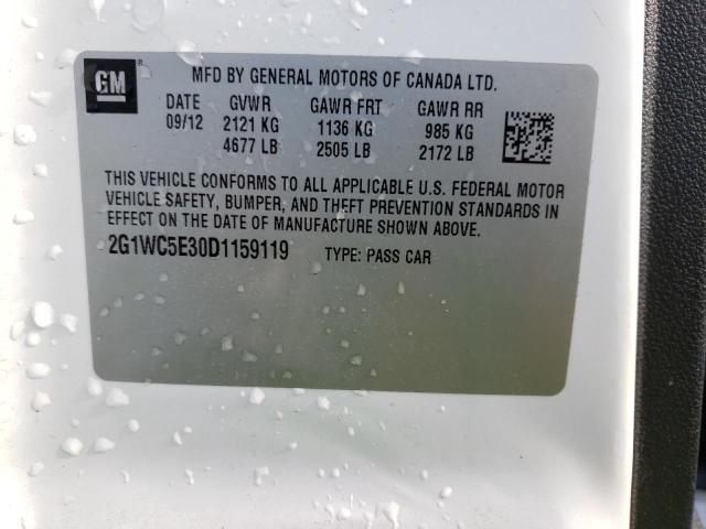 Photo 12 VIN: 2G1WC5E30D1159119 - CHEVROLET IMPALA LTZ 