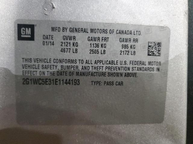 Photo 11 VIN: 2G1WC5E31E1144193 - CHEVROLET IMPALA LIM 