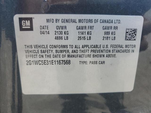 Photo 11 VIN: 2G1WC5E31E1167568 - CHEVROLET IMPALA 