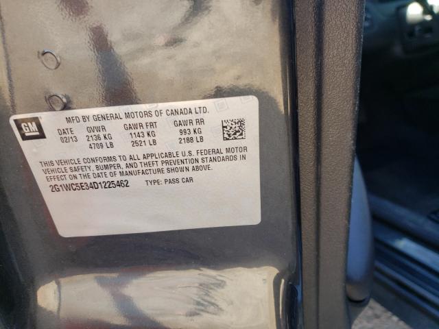 Photo 9 VIN: 2G1WC5E34D1225462 - CHEVROLET IMPALA LTZ 