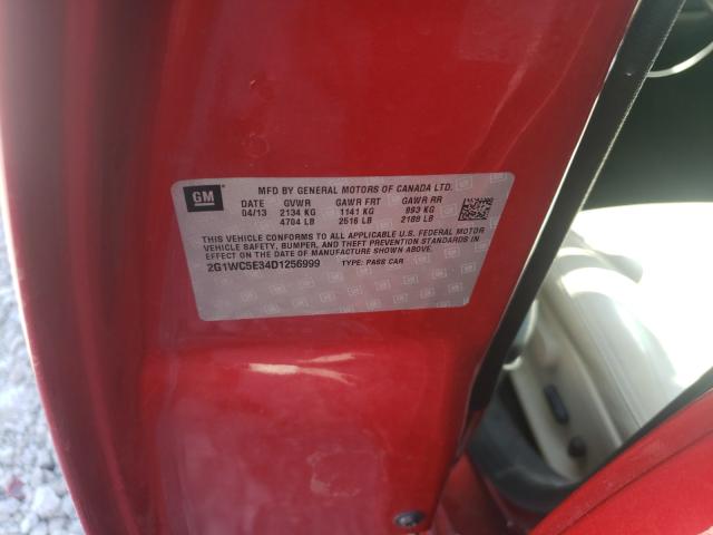 Photo 9 VIN: 2G1WC5E34D1256999 - CHEVROLET IMPALA LTZ 