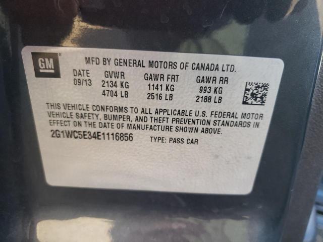 Photo 9 VIN: 2G1WC5E34E1116856 - CHEVROLET IMPALA LIM 