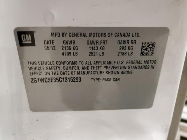 Photo 11 VIN: 2G1WC5E35C1316299 - CHEVROLET IMPALA LTZ 