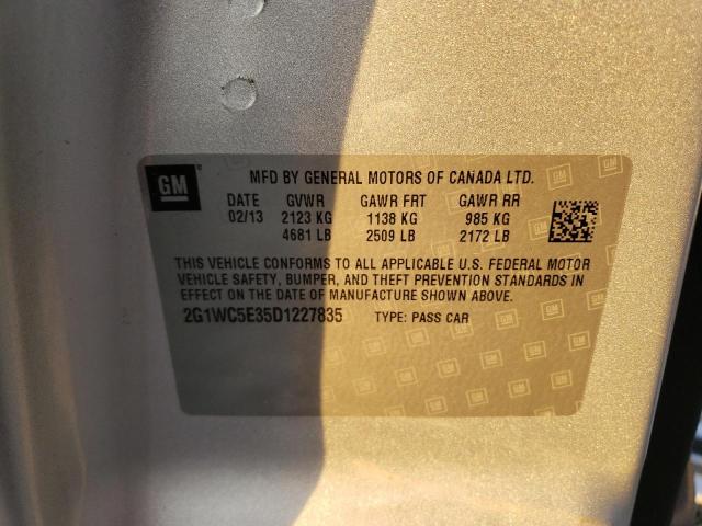 Photo 11 VIN: 2G1WC5E35D1227835 - CHEVROLET IMPALA LTZ 