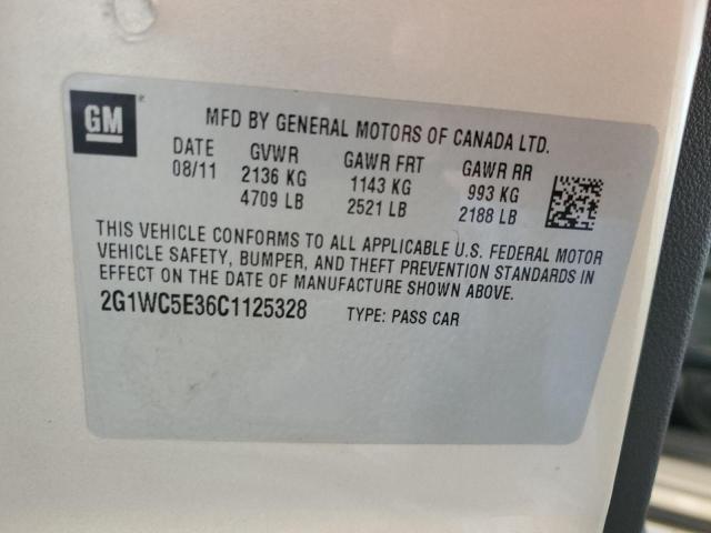 Photo 9 VIN: 2G1WC5E36C1125328 - CHEVROLET IMPALA LTZ 