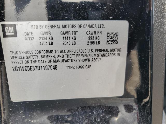 Photo 11 VIN: 2G1WC5E37D1107048 - CHEVROLET IMPALA LTZ 