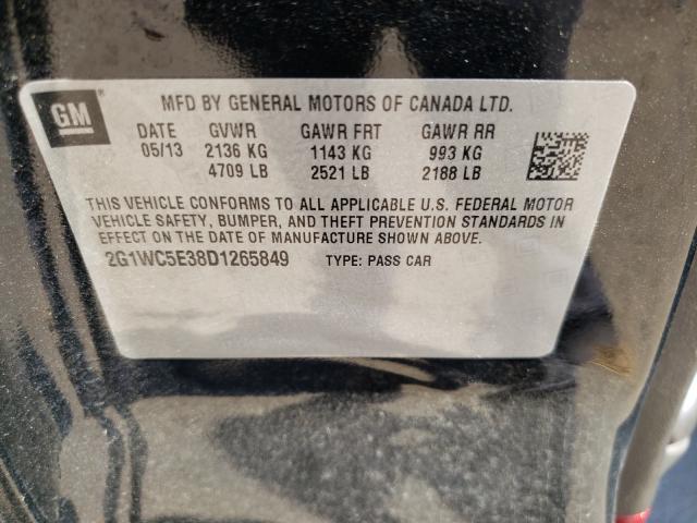 Photo 9 VIN: 2G1WC5E38D1265849 - CHEVROLET IMPALA LTZ 