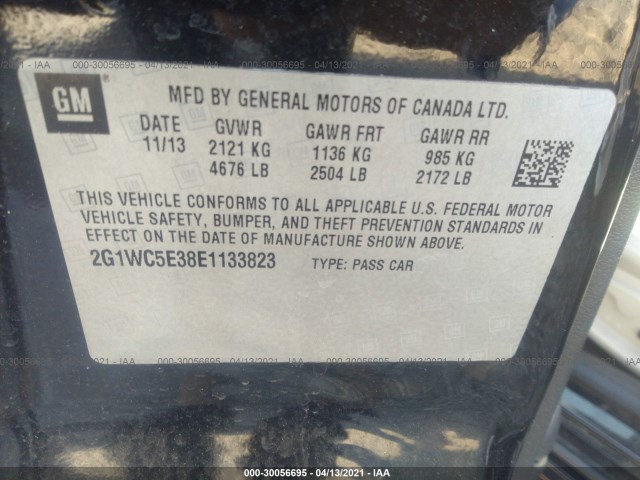 Photo 8 VIN: 2G1WC5E38E1133823 - CHEVROLET IMPALA LIMITED 