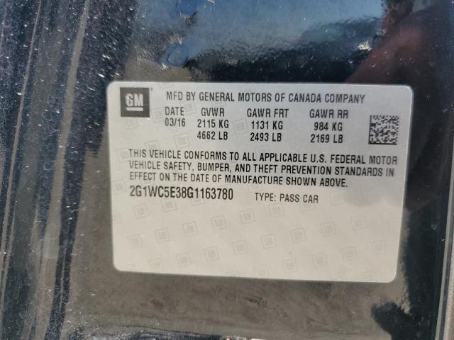 Photo 11 VIN: 2G1WC5E38G1163780 - CHEVROLET IMPALA LIM 