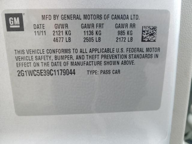 Photo 9 VIN: 2G1WC5E39C1179044 - CHEVROLET IMPALA LTZ 