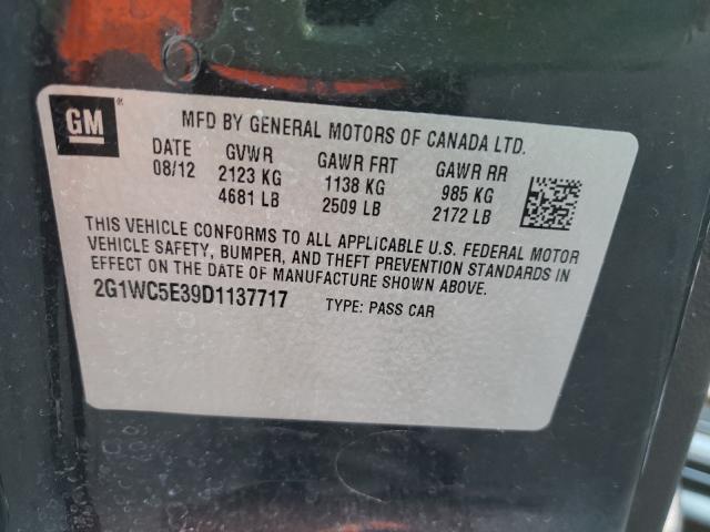 Photo 9 VIN: 2G1WC5E39D1137717 - CHEVROLET IMPALA LTZ 