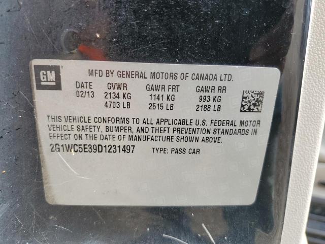 Photo 11 VIN: 2G1WC5E39D1231497 - CHEVROLET IMPALA LTZ 