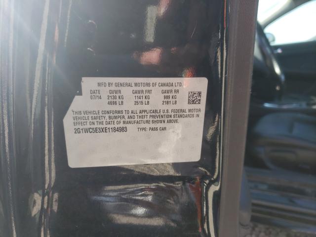 Photo 9 VIN: 2G1WC5E3XE1184983 - CHEVROLET IMPALA LIM 