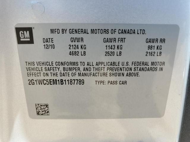 Photo 9 VIN: 2G1WC5EM1B1187789 - CHEVROLET IMPALA LTZ 