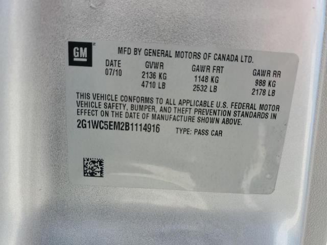 Photo 11 VIN: 2G1WC5EM2B1114916 - CHEVROLET IMPALA LTZ 